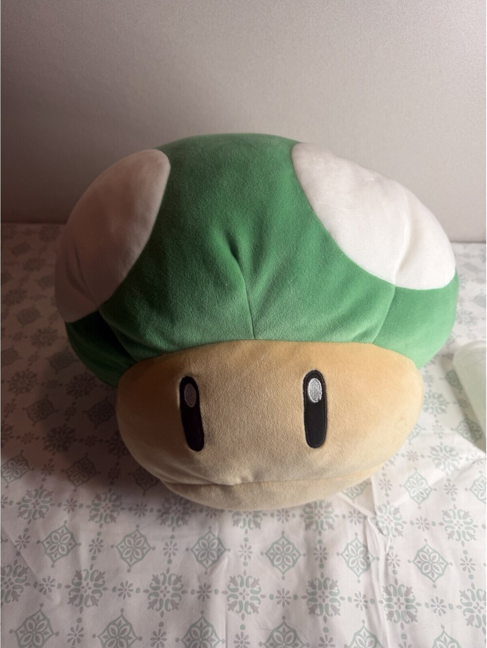 Club Mocchi Mocchi Nintendo Super Mario 1-Up Mushroom Mega 15" Plush (Clean)